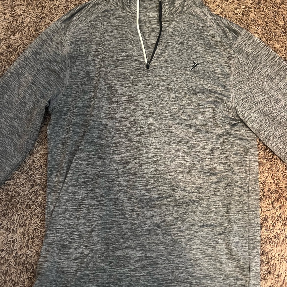 Men’s Old Navy Gray Quarter-Zip Pullover